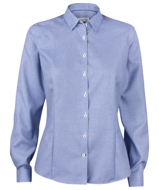 Purple Bow 48  Hemd Dames Blauw patroon