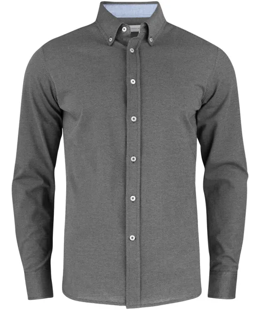 Burlingham Hemd Heren Zwart