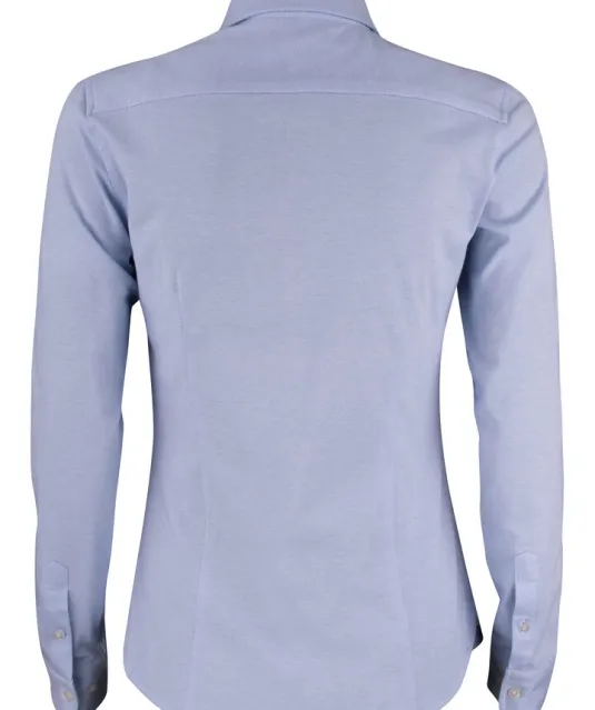 Burlingham  Hemd Dames Lichtblauw