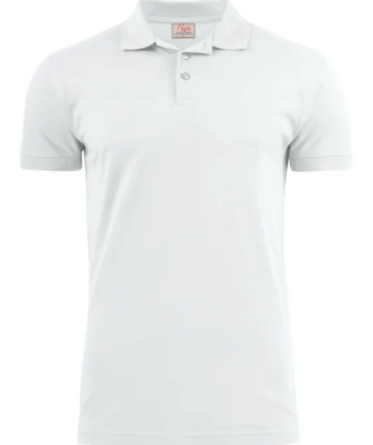 Surf Stretch Polo Pique Heren Wit
