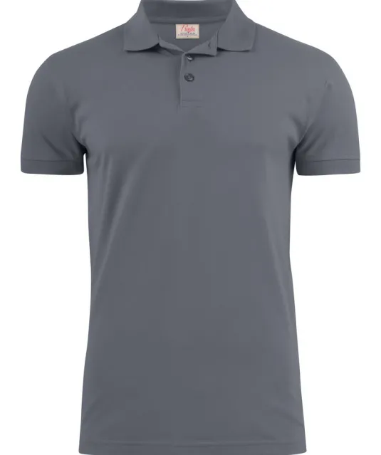 Surf Stretch Polo Pique Heren Staalgrijs