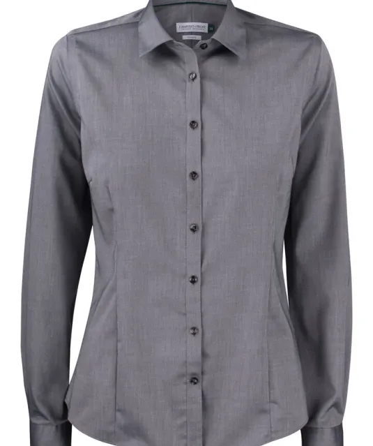 Green Bow 01  Hemd Dames Wit