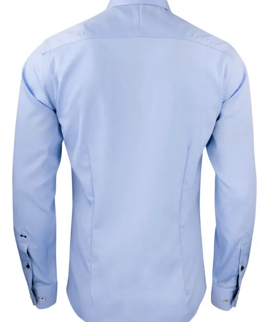 Red Bow 29  Hemd Slim Fit Heren Lichtblauw