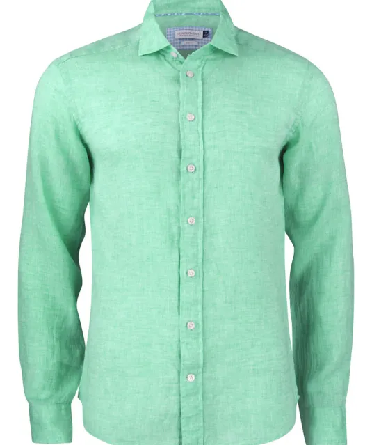 Indigo Bow 33  Hemd Regular Fit Heren Woudgroen