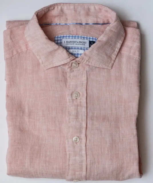 Indigo Bow 33  Hemd Slim Fit Heren Oranje