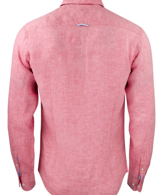 Indigo Bow 33  Hemd Slim Fit Heren Rood