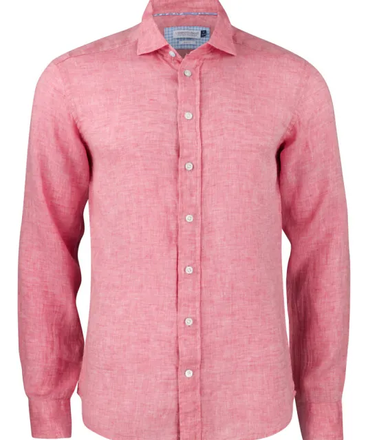 Indigo Bow 33  Hemd Slim Fit Heren Rood