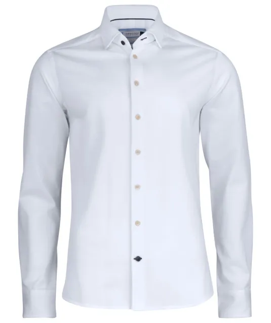 Indigo Bow 34  Hemd Regular Fit Heren Wit