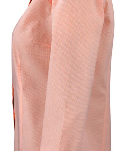 Purple Bow 141  Hemd Dames Oranje/geruit