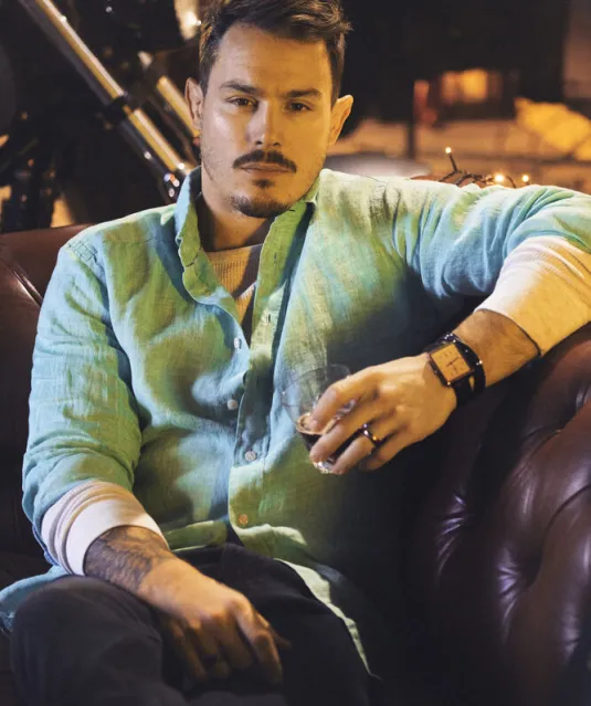 Indigo Bow 33  Hemd Slim Fit Heren Wit