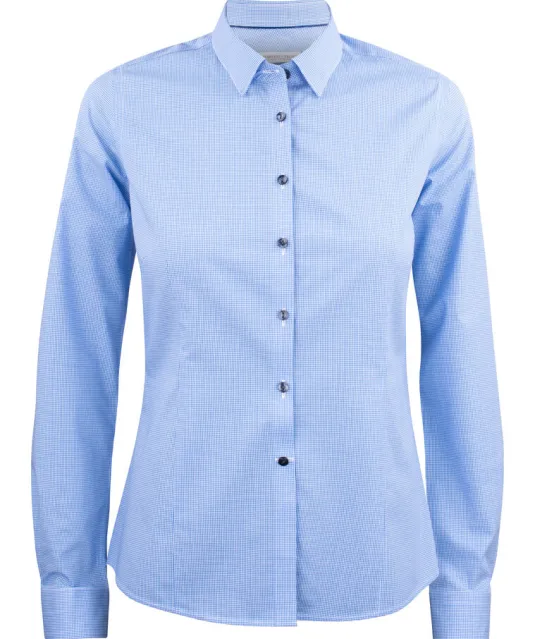 Purple Bow 141  Hemd Dames Oranje/geruit