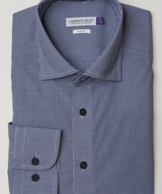 Purple Bow 141  Hemd Slim Fit Man Donker marine