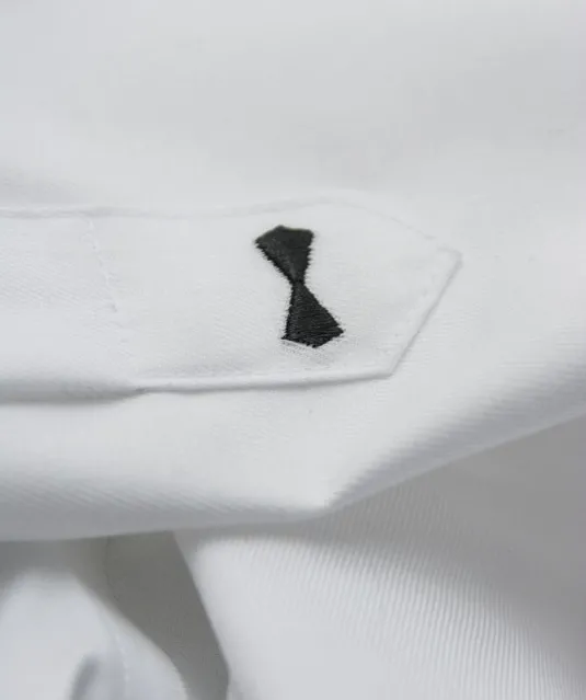 Black Bow 60  Hemd Slim Fit Heren Wit