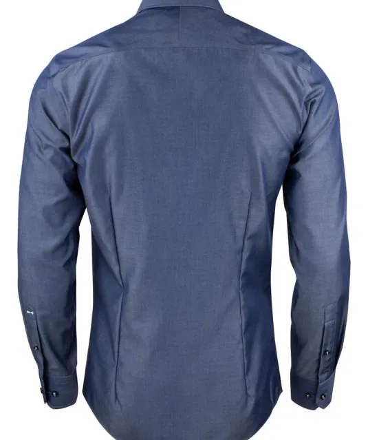 Red Bow 120  Hemd Slim Fit Heren Blauw gestreept