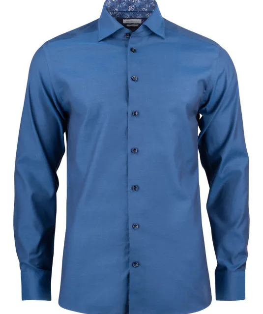 Purple Bow 142  Hemd Slim Fit Heren Lichtblauw