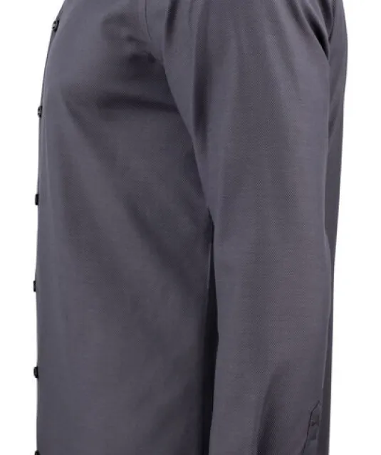 Purple Bow 142  Hemd Slim Fit Heren Grijs