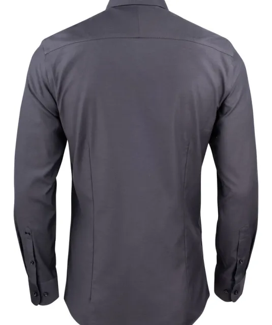 Purple Bow 142  Hemd Regular Fit Heren Grijs