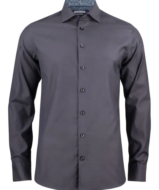 Purple Bow 142  Hemd Regular Fit Heren Grijs