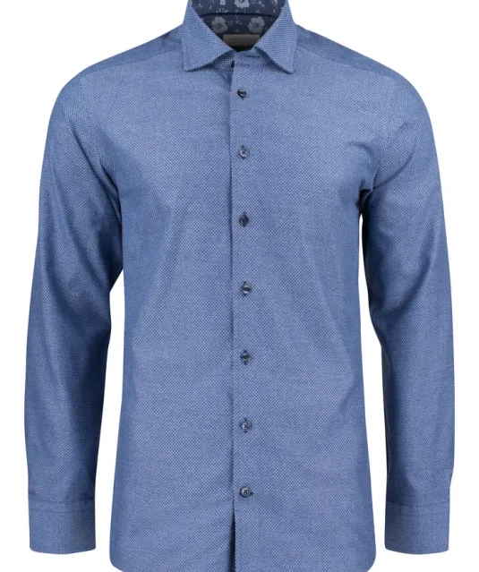 Purple Bow 144 Hemd Regular Fit Heren Lichtblauw