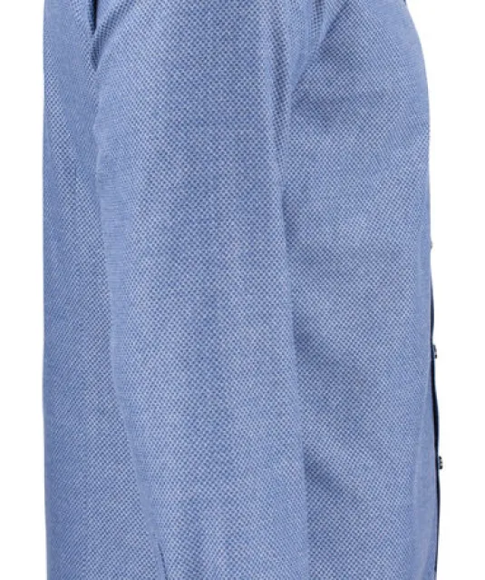 Purple Bow 144 Hemd Regular Fit Heren Lichtblauw