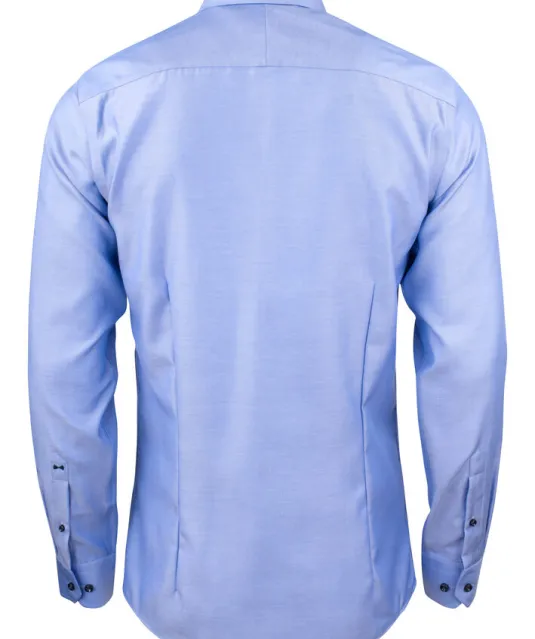 Green Bow 01  Hemd Regular Fit Heren Middenblauw