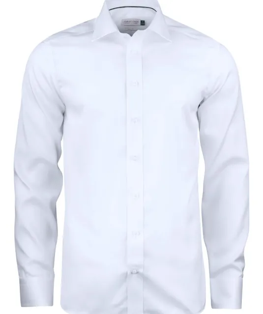 Green Bow 01  Hemd Slim Fit Heren Wit