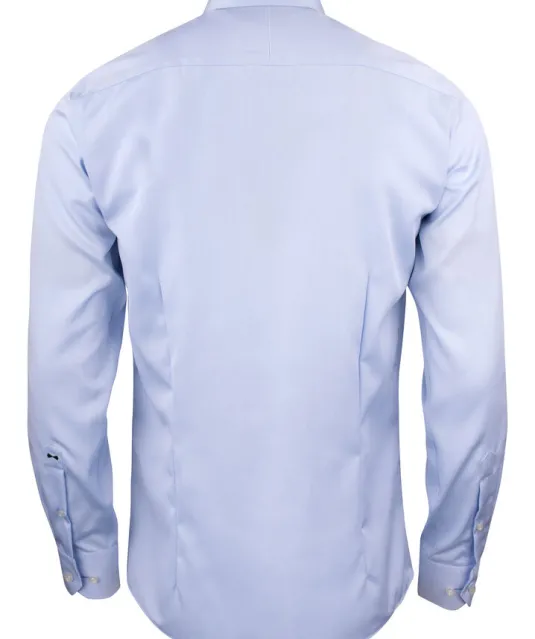 Green Bow 01  Hemd Slim Fit Heren Lichtblauw