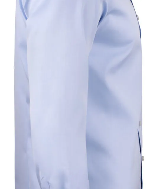 Green Bow 01  Hemd Slim Fit Heren Lichtblauw