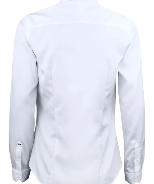 Green Bow 01  Hemd Dames Wit