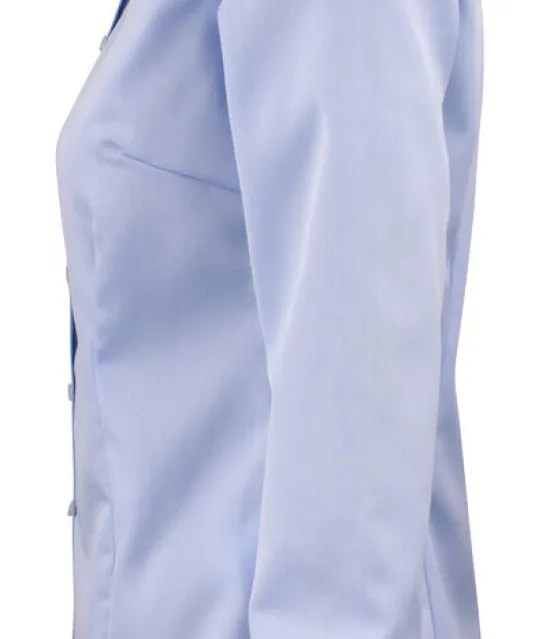 Green Bow 01  Hemd Dames Lichtblauw