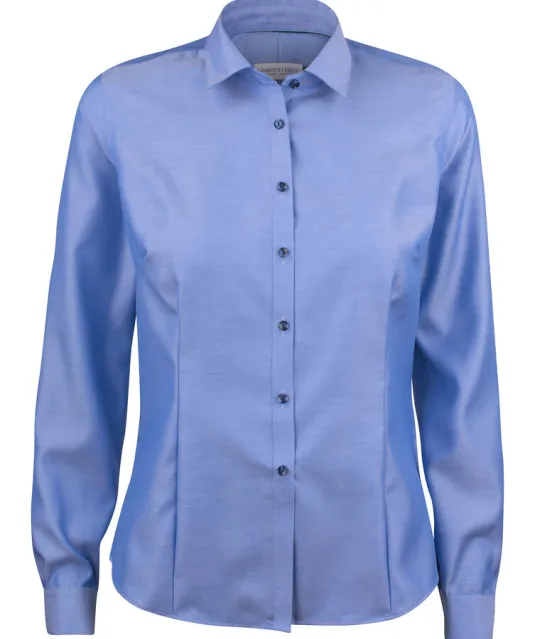 Green Bow 01  Hemd Dames Wit