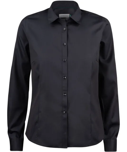 Green Bow 01  Hemd Dames Wit