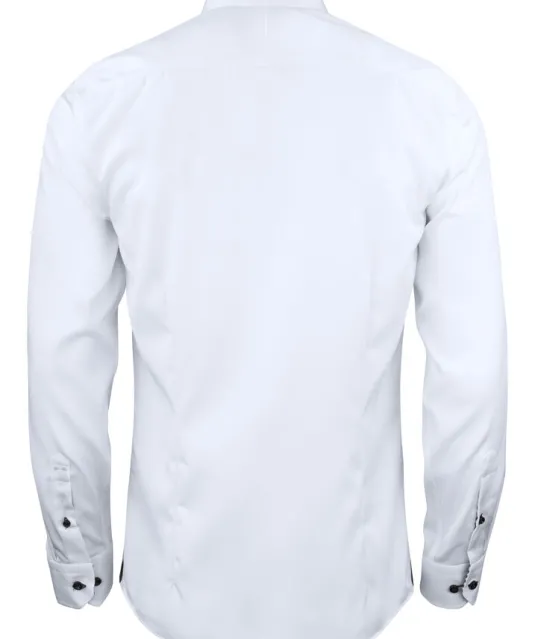 Red Bow 20  Hemd Regular Fit Heren Wit/zwart