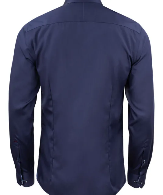 Red Bow 20  Hemd Regular Fit Heren Denim blauw