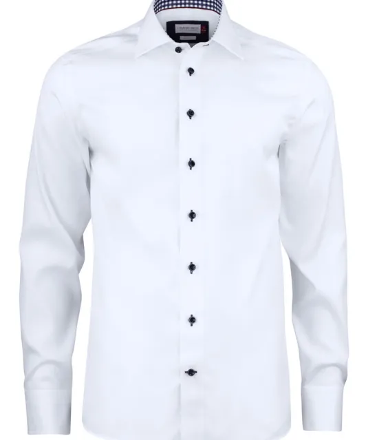 Red Bow 20  Hemd Regular Fit Heren Wit/marine