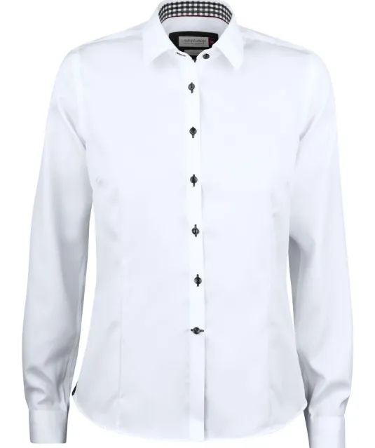 Red Bow 20 Hemd Dames Wit/zwart