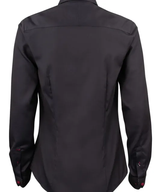 Red Bow 20 Hemd Dames Zwart/rood