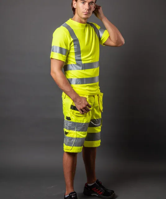6030 SIGNALISATIET-SHIRT EN ISO 20471 KLASSE 3 Oranje