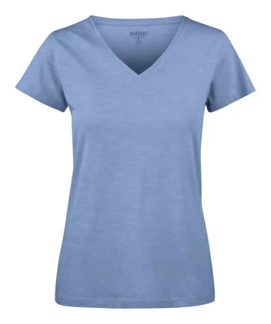 Whailford T-Shirt Dames Zomersblauw