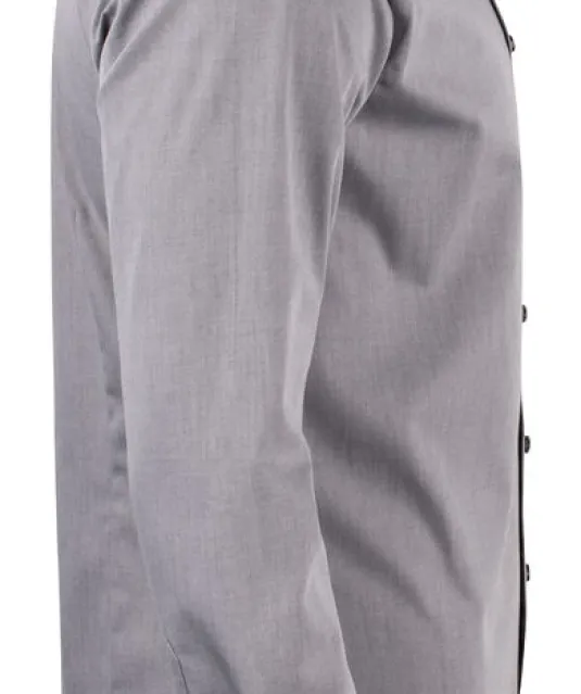 Yellow Bow 50  Hemd Slim Fit Heren Grijs mélée