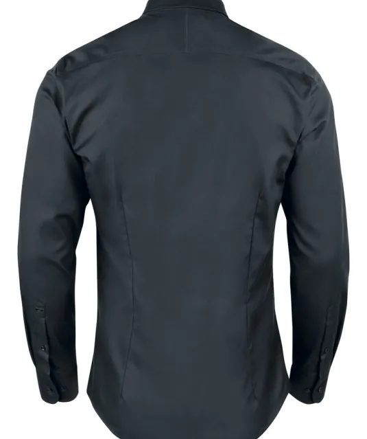 Black Bow 60  Hemd Slim Fit Heren Zwart