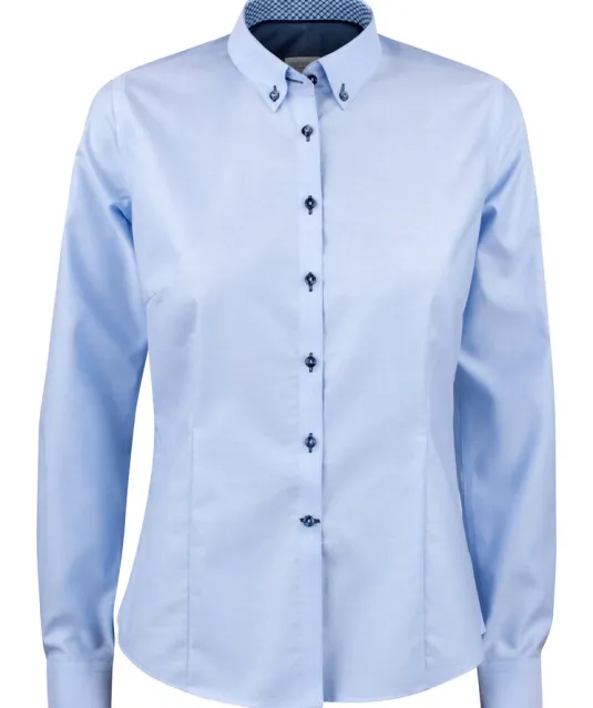 Red Bow 121  Hemd Dames Lichtblauw