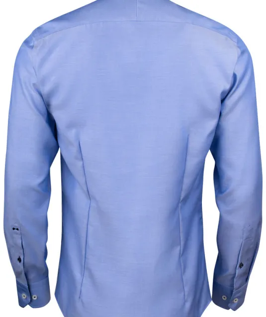 Red Bow 122  Hemd Regular Fit Heren Middenblauw