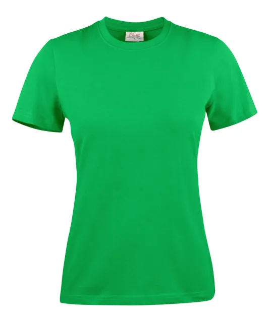 Light  T-Shirt Dames Frisgroen