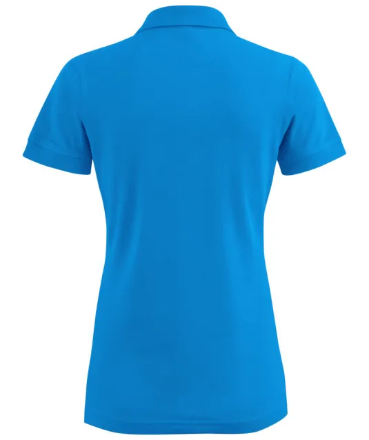 Surf Stretch Polo Pique Dames Oceaan blauw