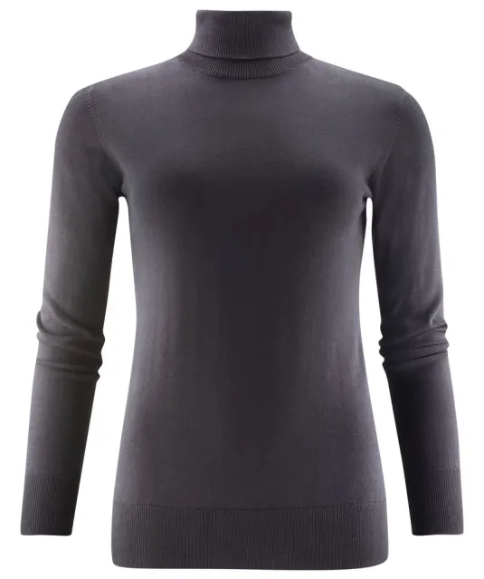 Ashland Turtle Gebreide Sweater Dames Grijs mélée