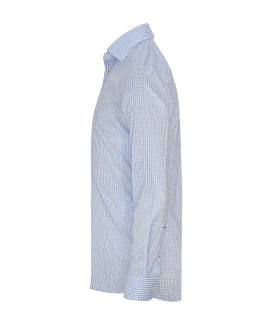 Yellow Bow 53  Hemd Slim Fit Heren Lichtblauw