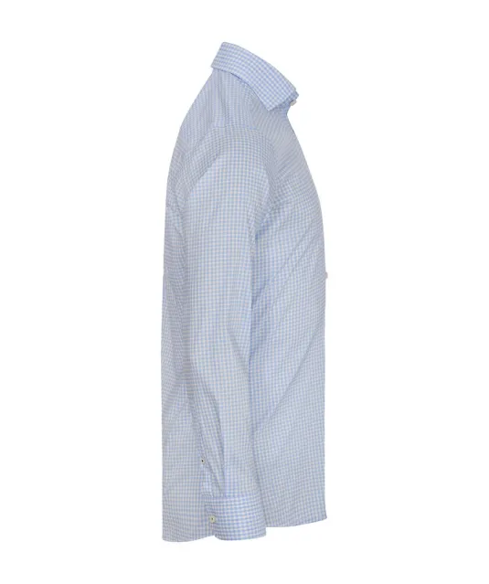 Yellow Bow 53  Hemd Slim Fit Heren Lichtblauw