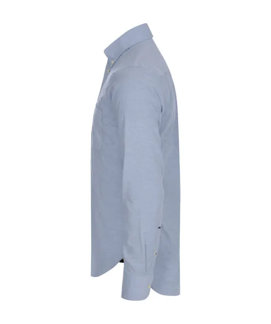 Yellow Bow 54  Hemd Slim Fit Heren Lichtblauw