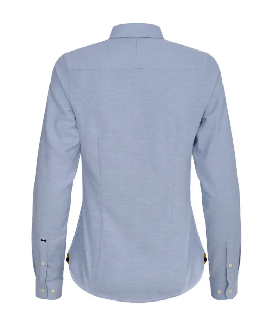 Yellow Bow 54  Hemd Dames Lichtblauw